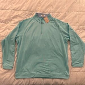 Peter Millar Beaumont Quarter-Zip Pullover | Blue | Men’s 2XL NEW